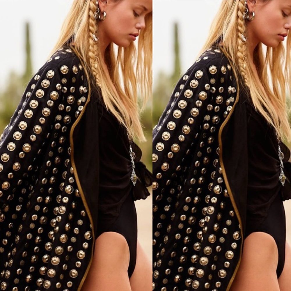 FREE PEOPLE Crossed Coin Jacket - Picture 1 of 11